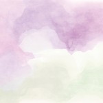 A watercolor painting of a purple cloud