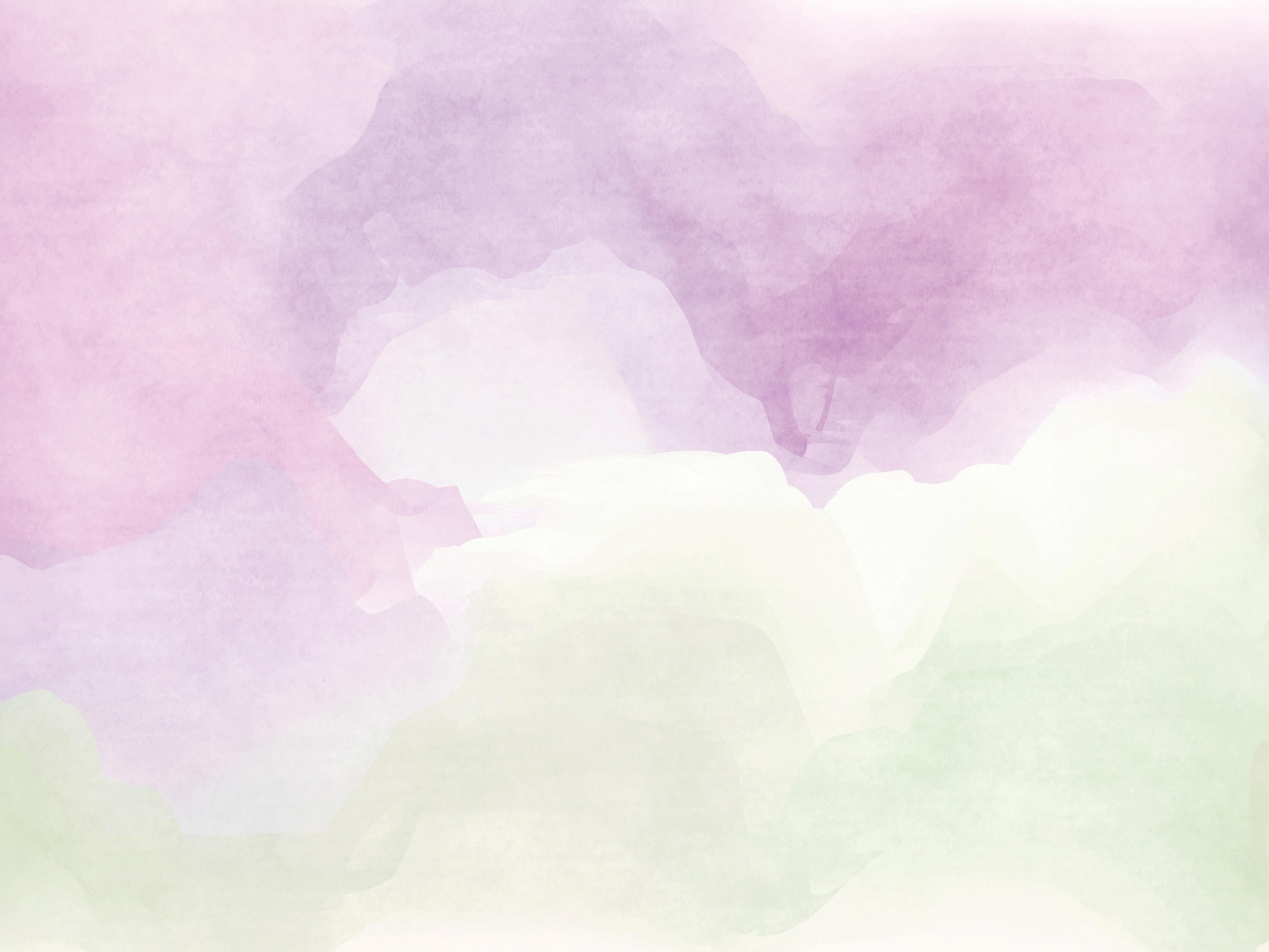 A watercolor painting of a purple cloud